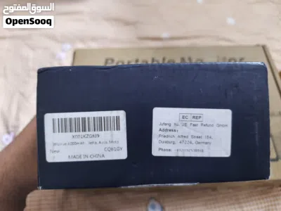 منفاخ سيارة وكشاف يعمل ببطارية 6000 3