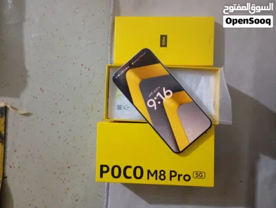 POCO M8 Pro 5G الجهاز للبيع بعد بالكرتون غني عن التعريف فول مواصفات 4