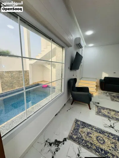 استراحات للايجار اليومي (للعائلات فقط) في (غنيمه_سيلين_القويعة_القربوللي_الباعيش_وادي الربيع) 2