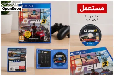 سيدي the crew 2 بلاستيشن 4 مستعمل نظيف قابل للتفاوض واذا عندك سي دي تعال بدله بهاذ السيدي 2