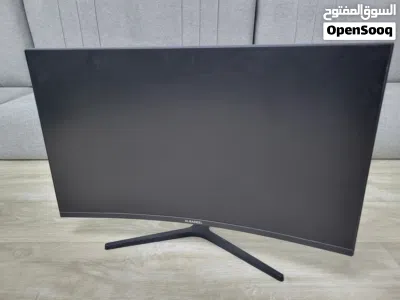 شاشة 2k 165hz شاشة بتمصميم انيق وجميل جدا وافضل سعر من شركة البديل حجم 32inch 4