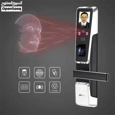 قفل ذكي ZKTeco ZM100 – بصمة وجه + بصمة إصبع + كرت ذكي – أمان متطور وحماية مثالية للأبواب 3