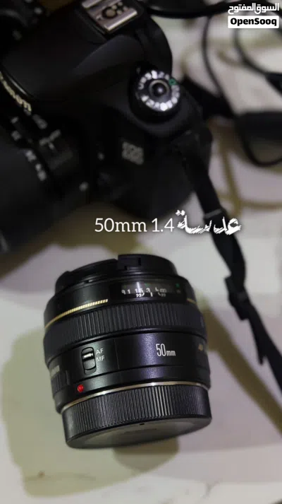كاميرا كانون شبه جديده بحاله ممتازه D60 3