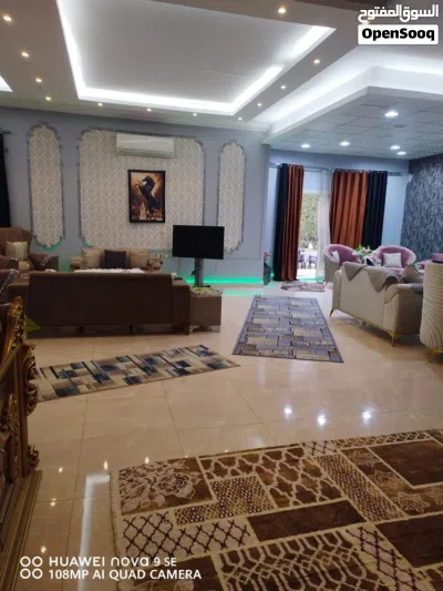 فيلا مفروشه فرش فندقي بسعر شقه في الشيخ زايد للايجار الشهري 3