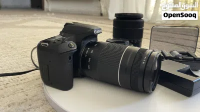 كاميرا Canon 77d مع مجموعة عدسات 4