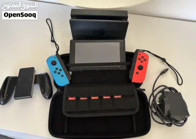 Nintendo Switch / نينتندو سويتش مع ألعاب وملحقات 2