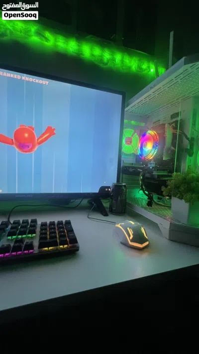 Pc جديد سعر 450 مستخدم فقط اسبوع بيسي للالعاب والدراسه والعمل اداء جميل ومتوافق تفاصيل بالوصف 3