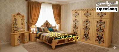 غرف نوم خشب سويدي يوجد نقشات ملونه او نقشات صافي اختر المناسب لك 4