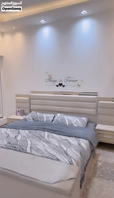 غرفة نوم تركية ⁦⁦9⁩⁩ قطع مع مخزن داخلي في السرير وطابورية مخزن 2