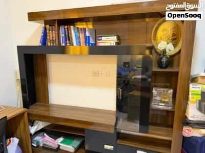 Danube TV unit with bookshelf & drawers for sale 2