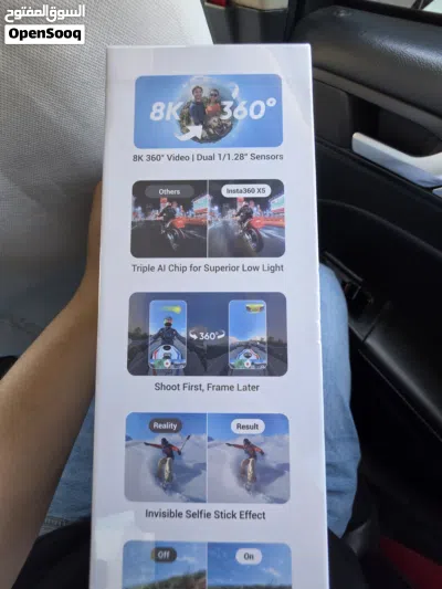 insta 360 x5 جديده كامل مسكره 3