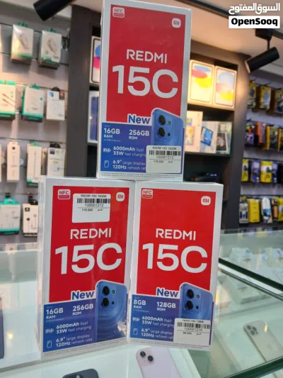 ريدمي 15C نسخة 16 رام + 256 جيجا Redmi 15C ( 16 Ram + 256 GB ) 2