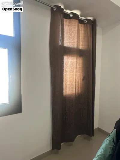 CURTAIN RODS & CURTAINS (FULL SET) 3 Windows 4