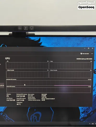 RTX5070 ASUS TUF OC(اقرأ الوصف ) 4
