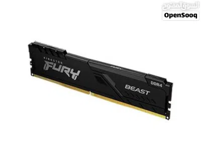 KINGSTON FURY DDR4 32gb (16x2) Kit 3600Mhz مستعملة استعمال نظيف 3