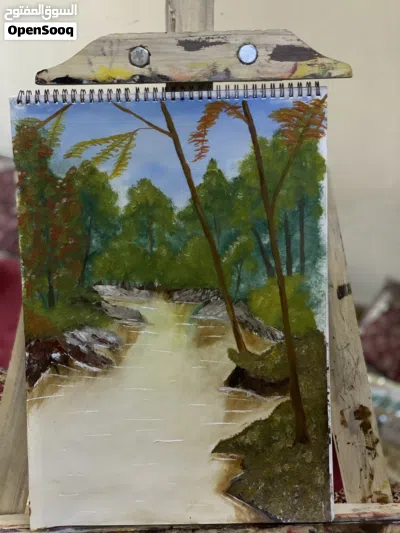 لوحه رسم يدوي زيتي 2