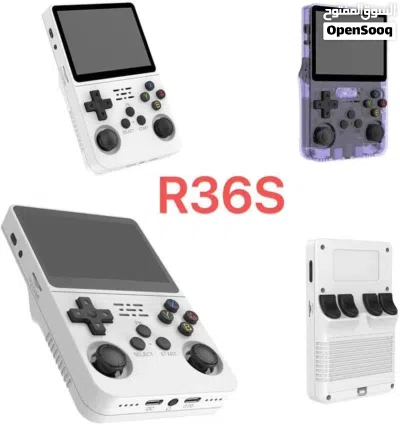 New Retro Game Console 64GB Clear/Black – R36S 3