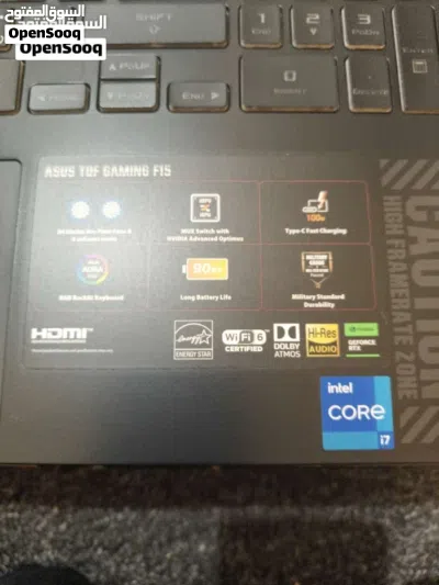 ASUS TUF F15 i7 13th RTX4070 3