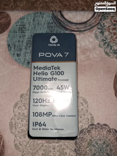 تكنو بوفا 7 4G 16ram 256gللبيع المستعجل استخدام 3 اشهر كفاله فعاله استخدام بسيط جدا جدا 4
