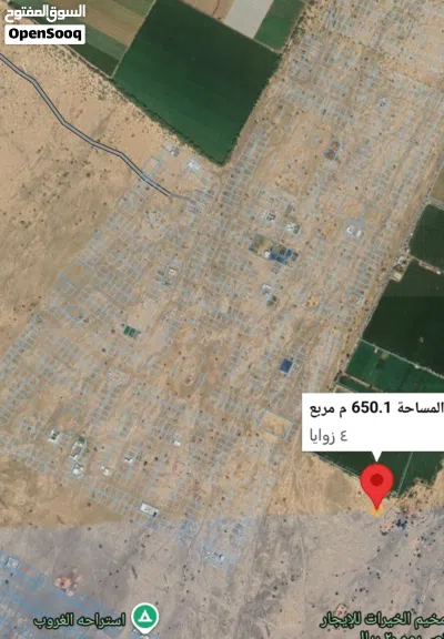 مخطط العريق 6 الارض زاوية وقريبه من الاستراحات والمنازل القائمة 2
