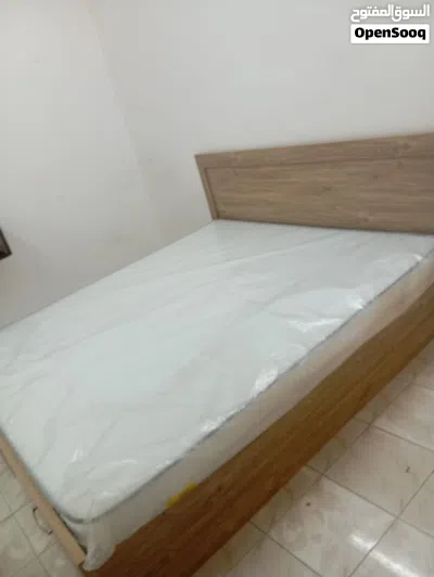 Danube new double bed with mattress 1 month old only. (New 160. Now 100) 3