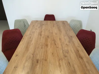 Urgent Sale modern 8 persons dinning set with 360_Degree rotating chairs 3