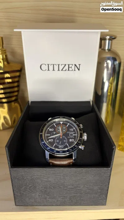 للبيع: ساعة Citizen Eco-Drive كرونوغراف الأصلية (جديدة تماماً لم تُلبس) 2