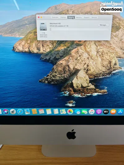 Appe imac 21.5 inch 2013 معالج i5 4