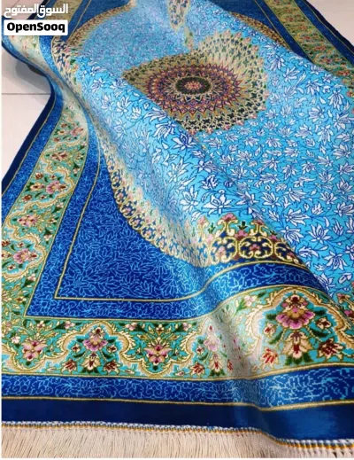 سجادة حريرية يدوية 12 متر – قطعة فاخرة للديكور والمقتنيات 3
