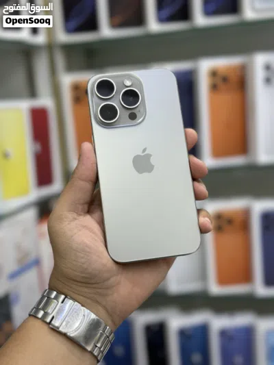 عرض خااص : iPhone 15 pro 512gb بالذاكرة العملاقة هاتف بحالة ممتازة بدون أي مشاكل مع ضمان و ملحقات 3