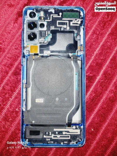 للببع بورده هاتف s20 plus مع الكامرات والبطاريه جديد الشاشه مكسوره 2