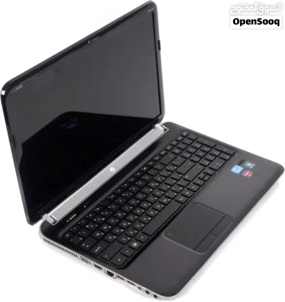 لابتوب HP Pavilion dv6 معالج i5 وتخزين256gb SSD رامات 4GB كرت AMD Radeon نظامWindows10 مع شاحن وماوس 2