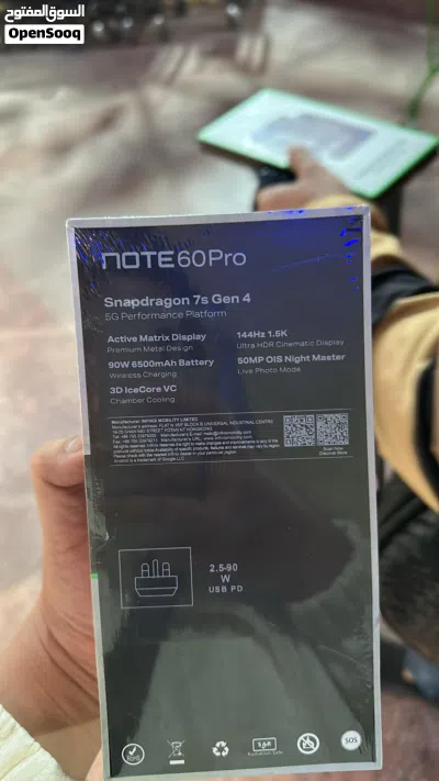 BRAND NEW (unUSED) Infinix note 60 pro Black 2