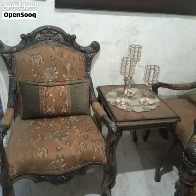 طقم كنب سبع مقاعد مع الطاولات 2