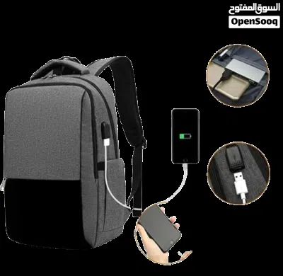 حقيبة ظهر مع USB متعددة الجيوب ذات سعة كبيرة انش S-63-15.6- LARGE CAPACITY OUTDOOR LAPTOP BACKPACK 2