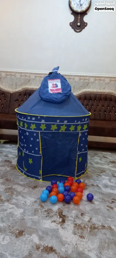خيمه اطفال جديده تم شرائها قبل 3 ايام مع 27 كره 2