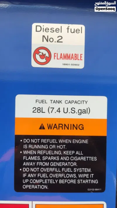 YAMAHA EDL7000SE DIESEL 6KVA SILENT TYPE 2
