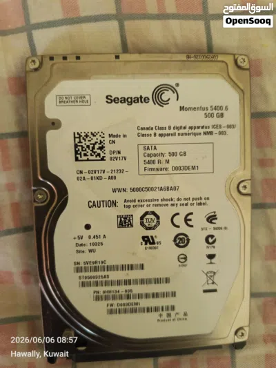 USED HDD 500GB in good condition for sale 2