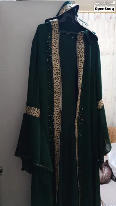 قفطان اخضر من قطعتين 3
