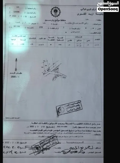 قطعة ارض تجاريه بموقع مميز وعلى شارع رىئيسي وحيوي بمنطقة حكما 4