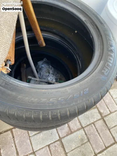 3 تواير مستعمله قياس 17 3 Used tires size 17 2