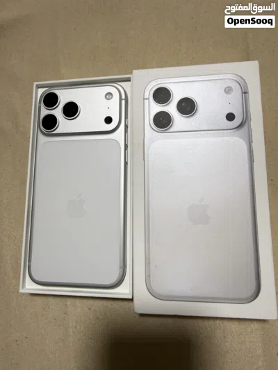 iPhone 17 pro max silverآيفون 17 برو ماكس وارد أمريكي جديد غير مشفّر 256 جيجابايت 2