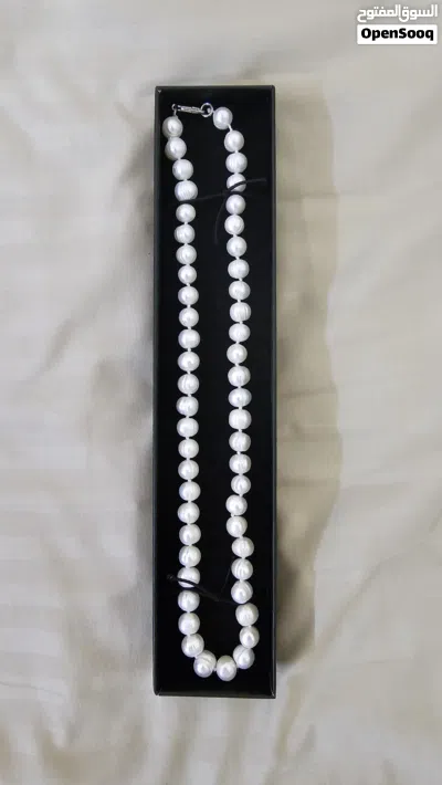 لؤلؤ طبيعي مستزرع المياه العذبة (Cultured Freshwater Pearls) عقد بجودة عالية 3