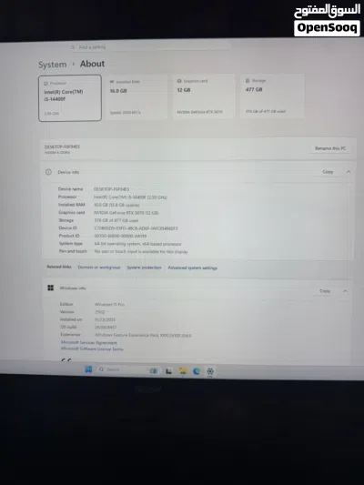 كمبيوتر pc 5070 مستعمل استعمال بسيط لا يزال على الكفالة 3