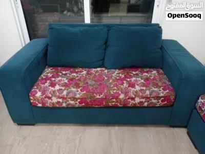 طقم كنابايات كورنر+طاولة تلفزيون مع رفوف 3