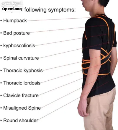 حزام ظهر كامل Back Support Belt يخفف آلام عرق النسا الناتجة عن انزلاق الغضروف والضغط على أعصاب 4
