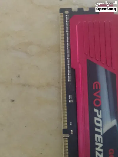 evo potenza 8 gb ram 2400mz ddr4 رام 8 جيقا سرعة 2400 شغاله ميه الميه 4