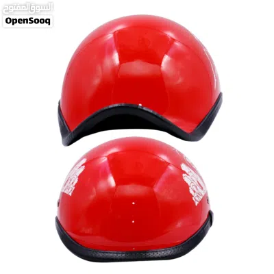 Half Face Scooter/Motorbike Helmet - Red Color AK 4