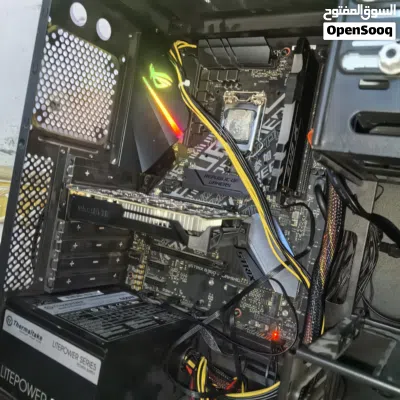 كيس جيل جيل 8حرف k و بورد اسوس روج كيمنك و rgb مراوس ب سيريس اس 2