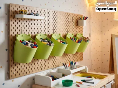 لوحة تنظيم إيكيا (SKÅDIS) مع حاويات تخزين - حل مثالي لغرف الأطفال والمكاتب IKEA 2